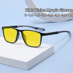 TR90 Computer Driving Myopia Sunglasses New Ultra Light Night Vision Sport Glasses Blue Light Blocking Eye Protection Eyewear