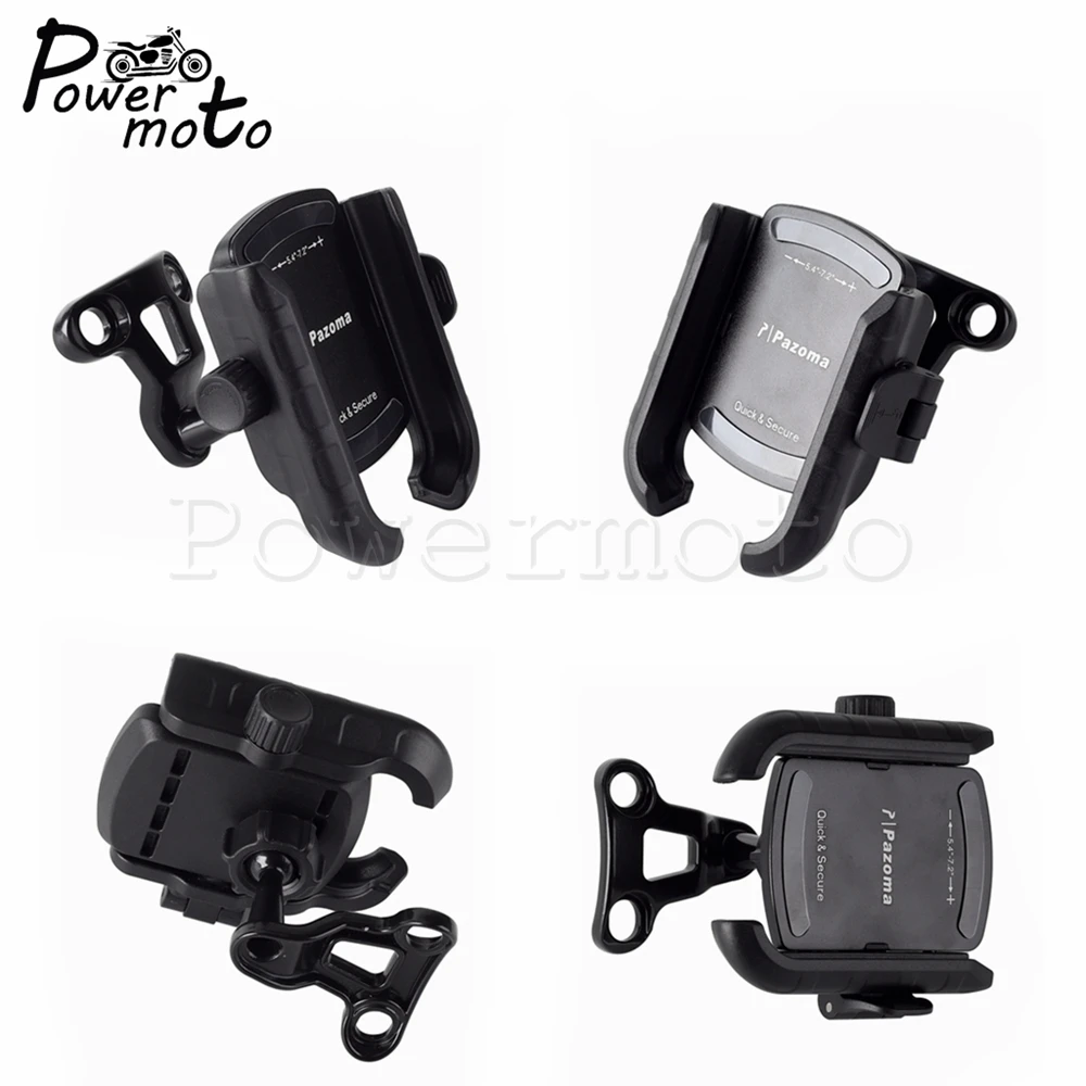 For Harley Softail Slim Touring Trike Sportster Motorcycle Mobile Cell Phone Holder Stand Bracket Mount Adjustable 5.4