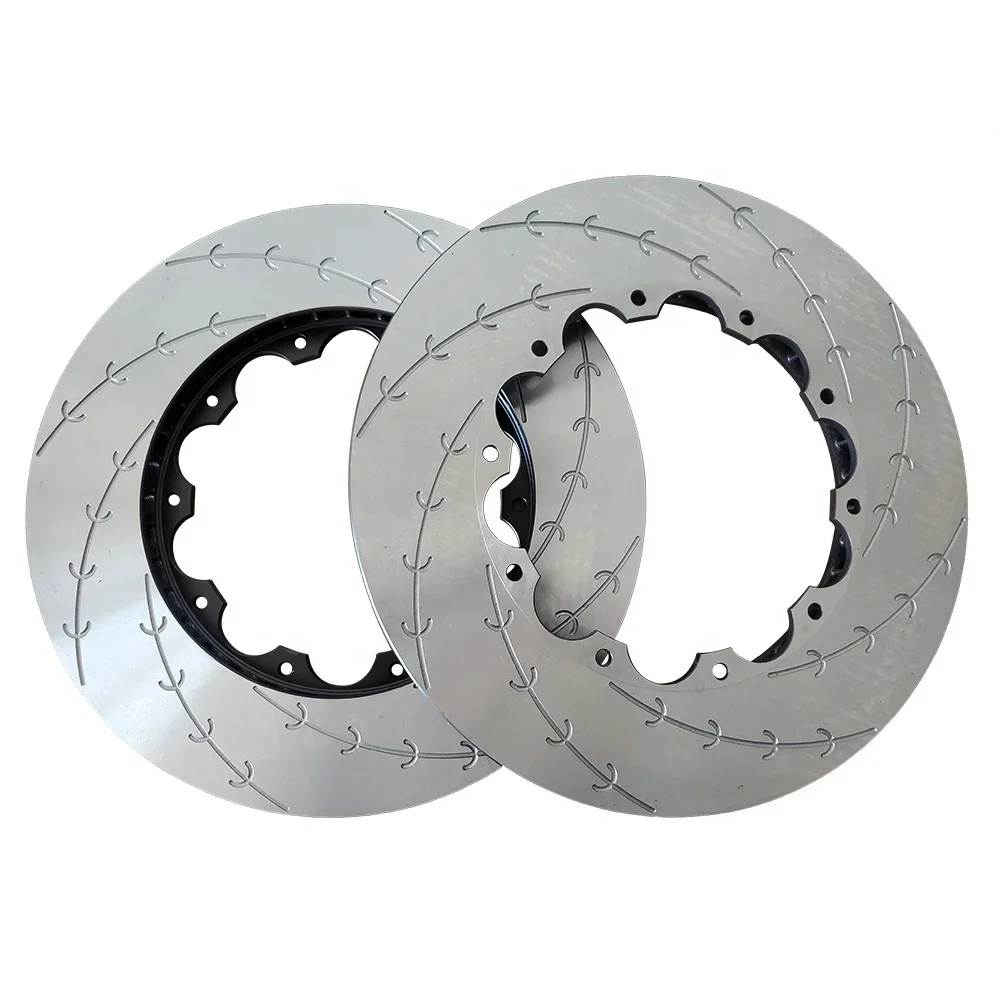 380mm/390mm Customized Sports Car Slotted Safety Brake Disc For Nissan GTR R35 Brake Rotors