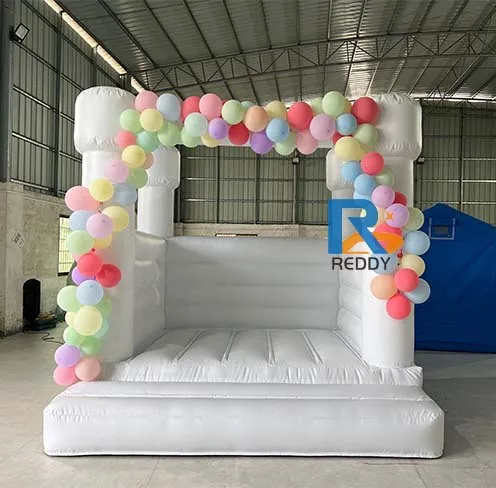 Mini Soft Color Jumping Castle Infant Fortress Inflatable Bouncer Ideal for Outdoor Playgrounds and Birthday Celebrations