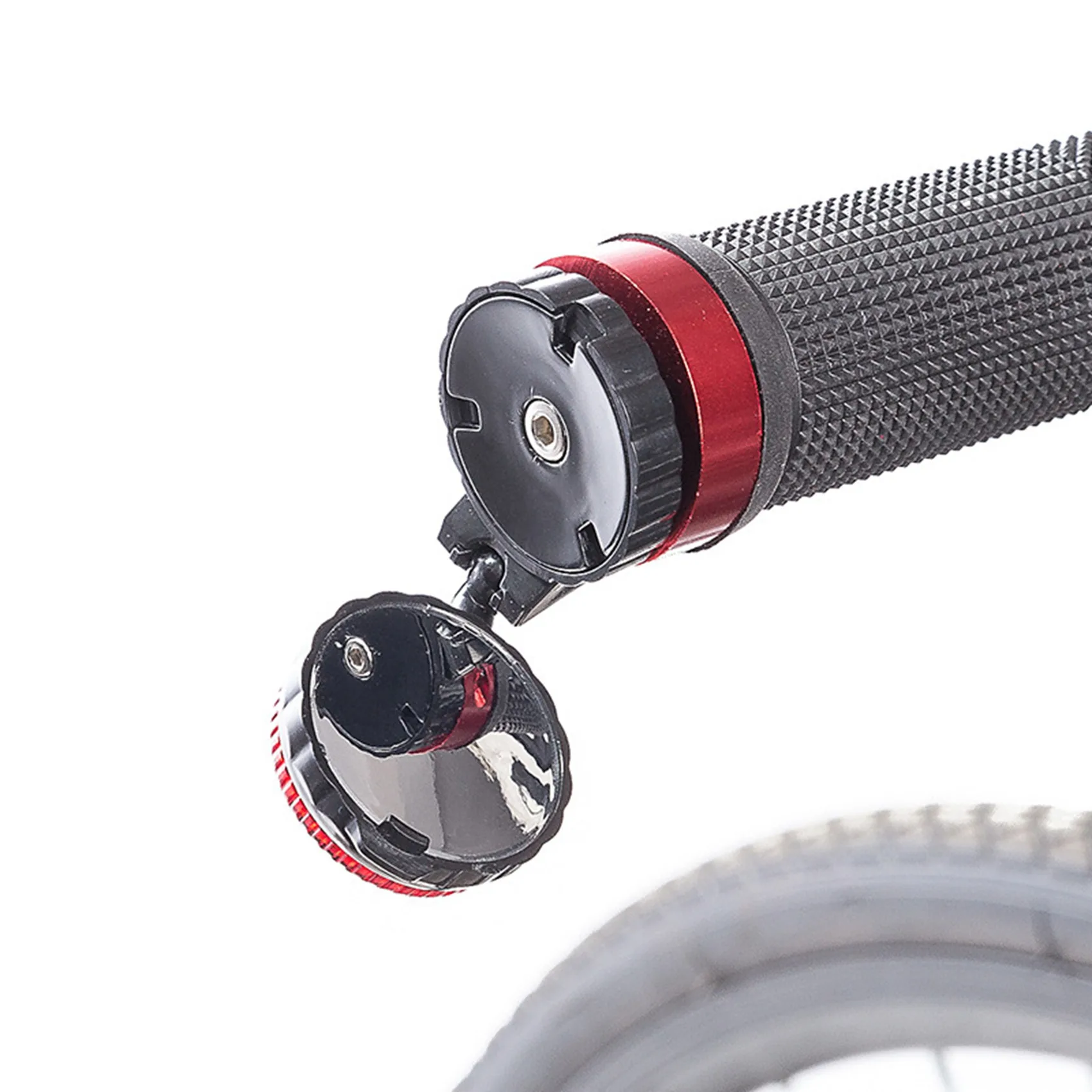 A99I-2X Bicycle Rearview Mirrors 360Degree Adjustable Bike Handlebar Mirror Blast-Resistant Glass Lens Safe Bike Mirror