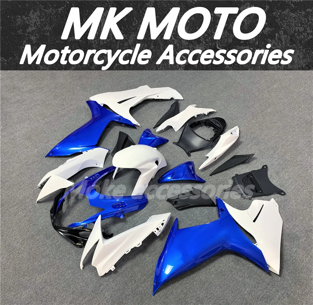 Motorcycle Fairings Kit Fit gsxr600/750 2011 2012 2013 2014 2015 2016 2017 2018 L1 High Quality NEW Bodywork Set White Blue