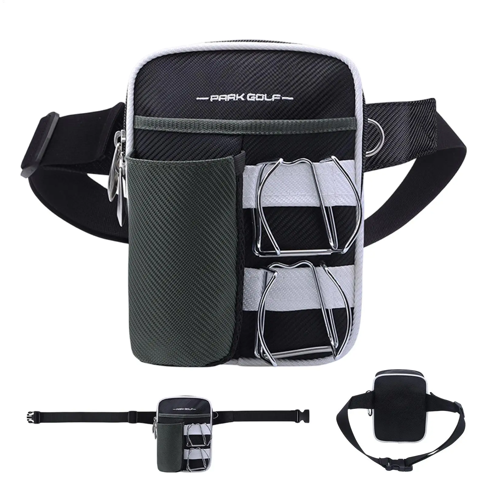 New Park Golf Waist Bag Breathable Waterproof Portable Outdoor Travel Bag Golf Supplies for elderly/men working, hiking, outdoor