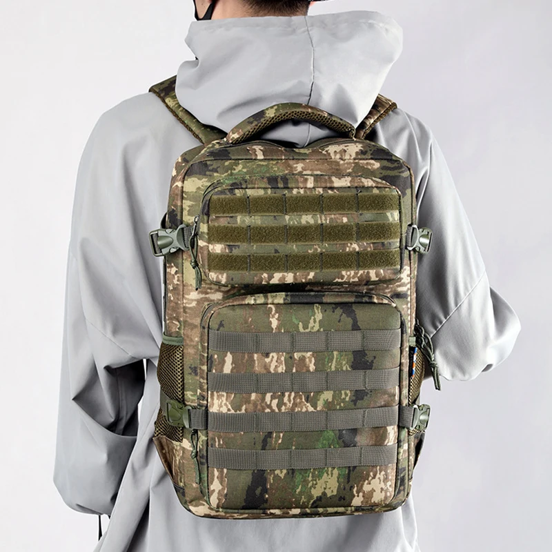 Outdoor Tactical Backpack Men Camouflage Mountaineering Bag 20-35L Large Capacity Bags Casual Travel Hiking Camping Backpacks