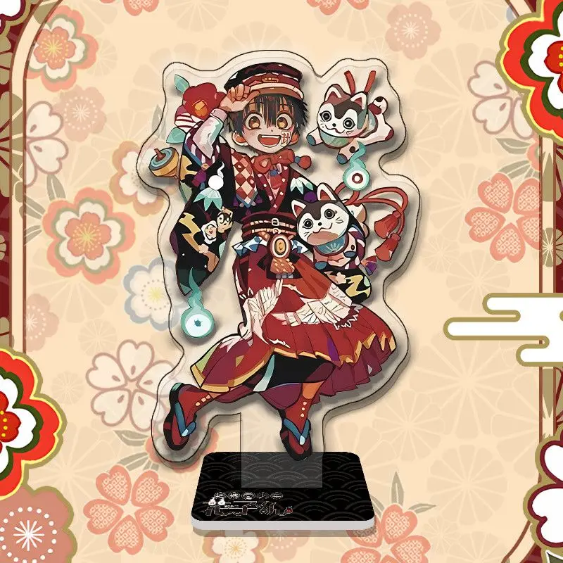 

Toilet-bound Hanako-kun Anime Figures Mitsuba Minamoto Kou Cosplay Acrylic Stands Model Souvenir Gifts 15CM Xmas Gift