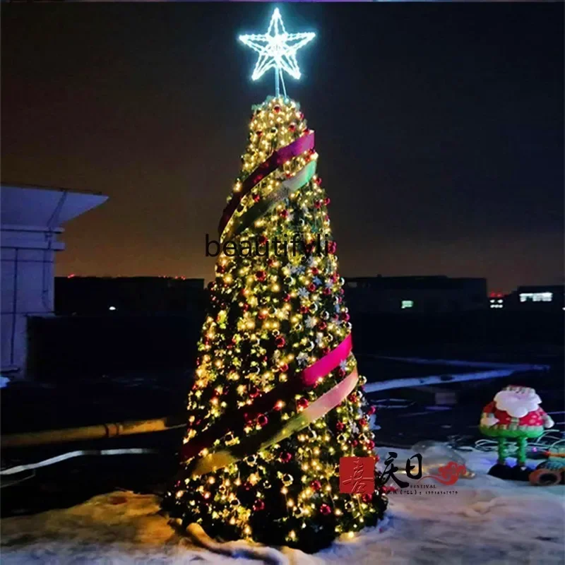 

YH Modern large Christmas tree decoration 3 4 5 6 7 meters, large outdoor Christmas tree C56