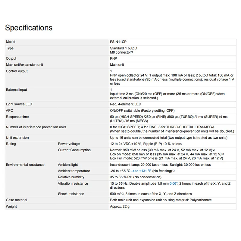 Brand New Genuine FS-N11P KEYENCE digital display fiber optic sensor PNP signal output 100% original