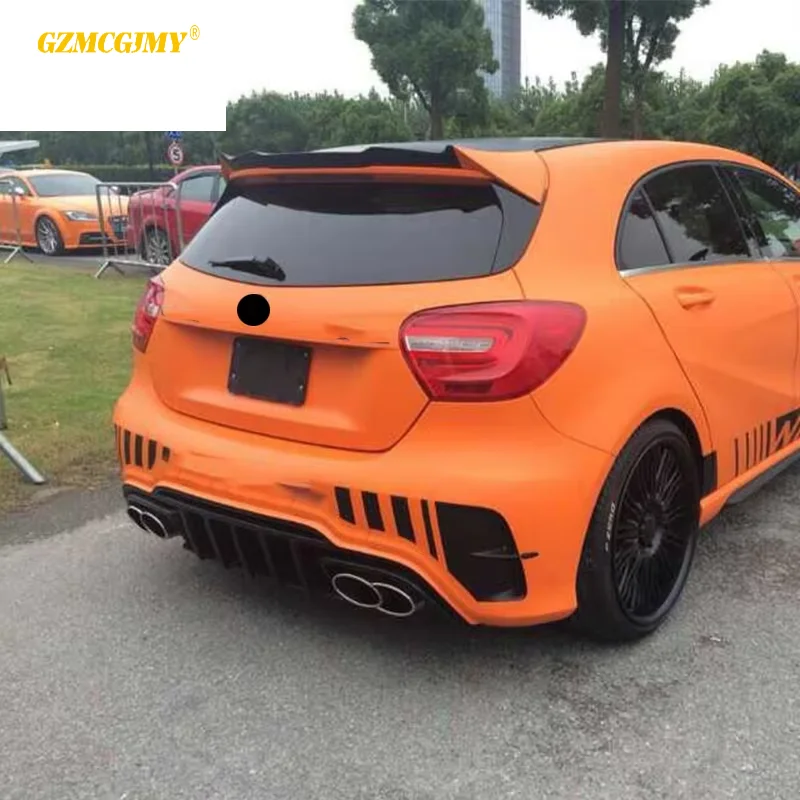 لمرسيدس بنز A-class W176 ترقية Wd نمط طقم الجسم سيارة الوفير الجانب تنورة أجزاء الجسم مجموعة كاملة #4