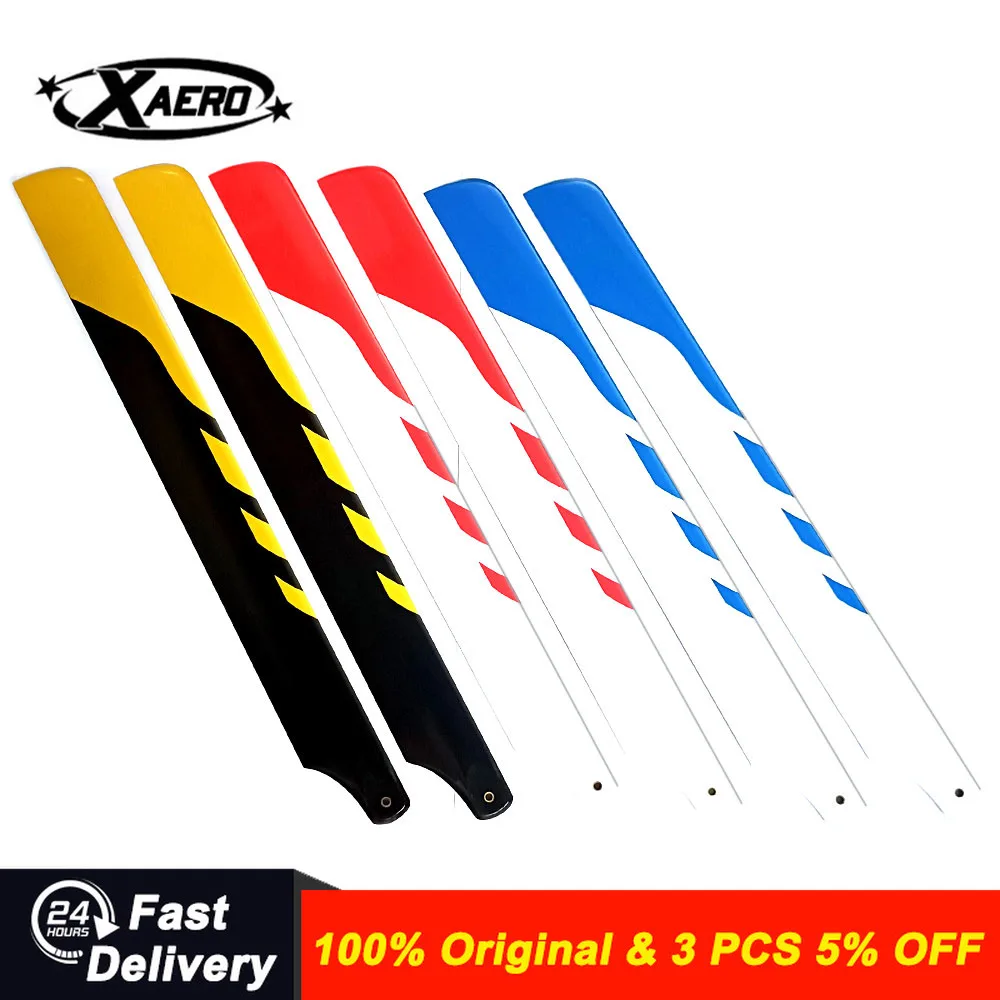 

XAERO 325mm Fiberglass Main Rotor Blades for Align T-REX 450 450L 450 Pro DFC Sport Helicopter RC Parts