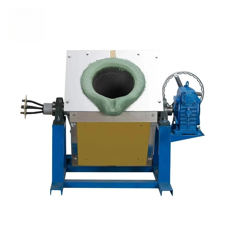 

15KW 10Kg Small Igbt Medium Frequency Rotary Furnace Metal Induction Melting Furnaces