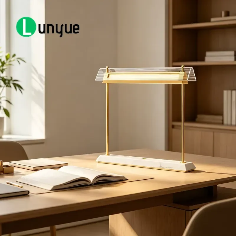 Nordic Style Premium Desk Lamp Original Design Luxury Table Light for Private Residence Study Elegant Novelty Shadow Effect