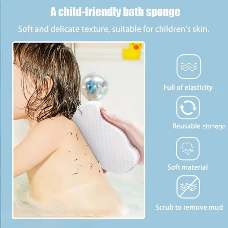Magischer Badeschwamm für Kinder, 3D-Peelingbürste zur sanften Entfernung abgestorbener Haut – Baby-Körperwäscher und Massage-Reinigungswerkzeug – Detail 6