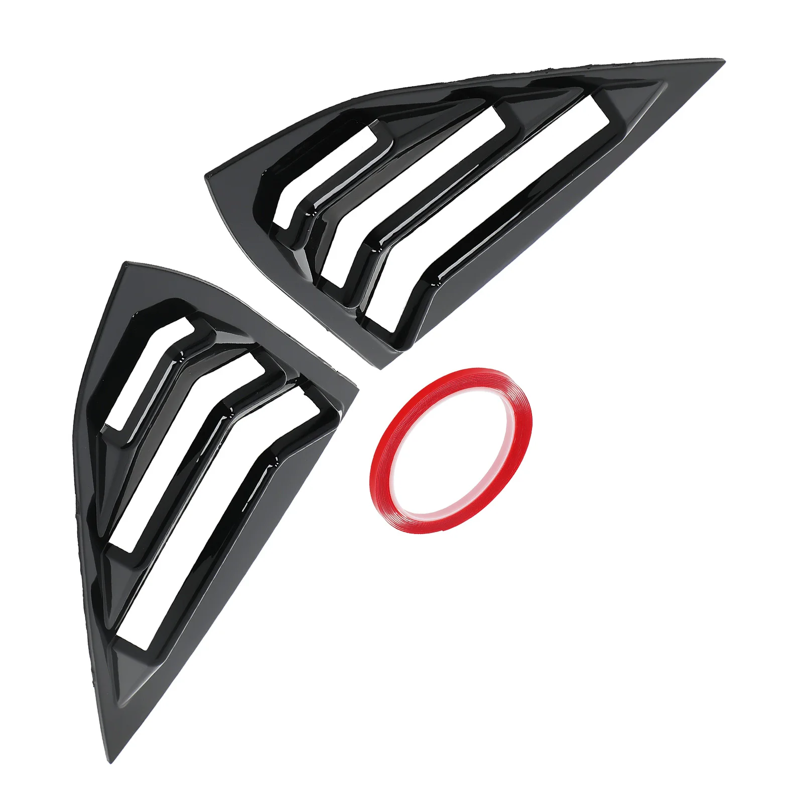 

Side Window Louvers Cover for Honda Civic Sedan 2016-2021 Window Cover Black ABS