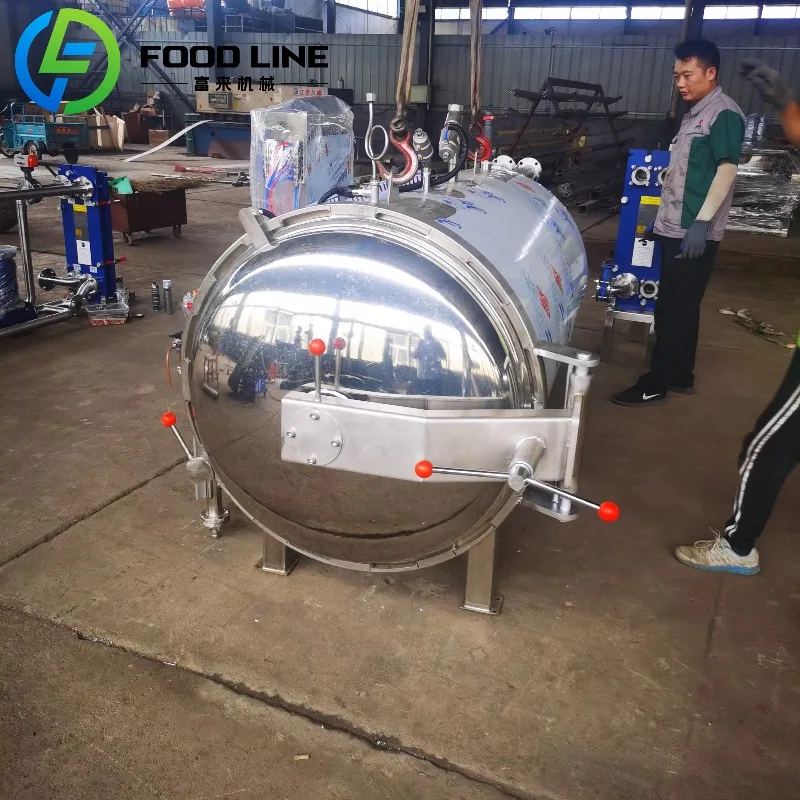 معقم آلة طهي البيض عالي الكفاءة لصناعة الأغذية، تعقيم بالبخار بحالة جديدة