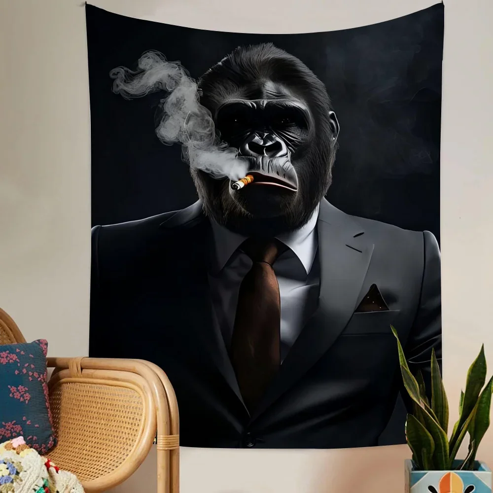 

Gorilla Wear Suit Hanging Bohemian Tapestry Cheap Hippie Wall Hanging Bohemian Wall Tapestries Mandala Wall Hanging Home Decor