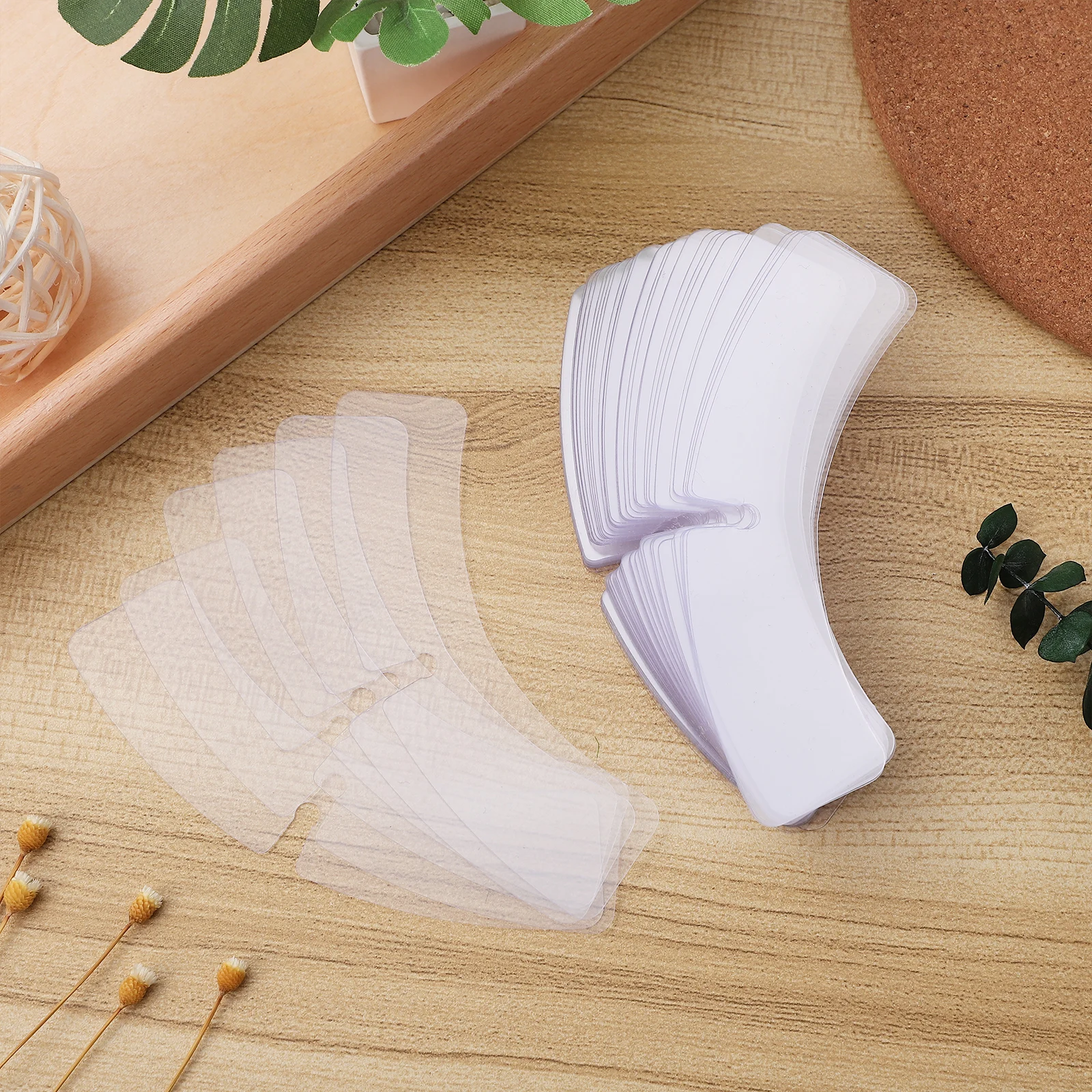 ตัวดันปกเสื้อพลาสติก 100 ชิ้น สำหรับเสื้อเชิ้ตผู้ชายและผู้หญิง ช่วยรักษารูปทรงปกเสื้อ