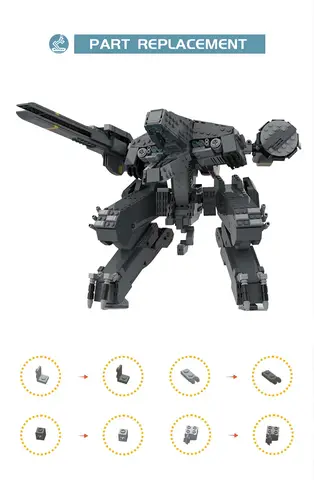 10 best sales Lego Metal Gear Rex - №1