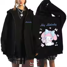 Sanrio Hello Kitty Kuromi Zip Hoodie