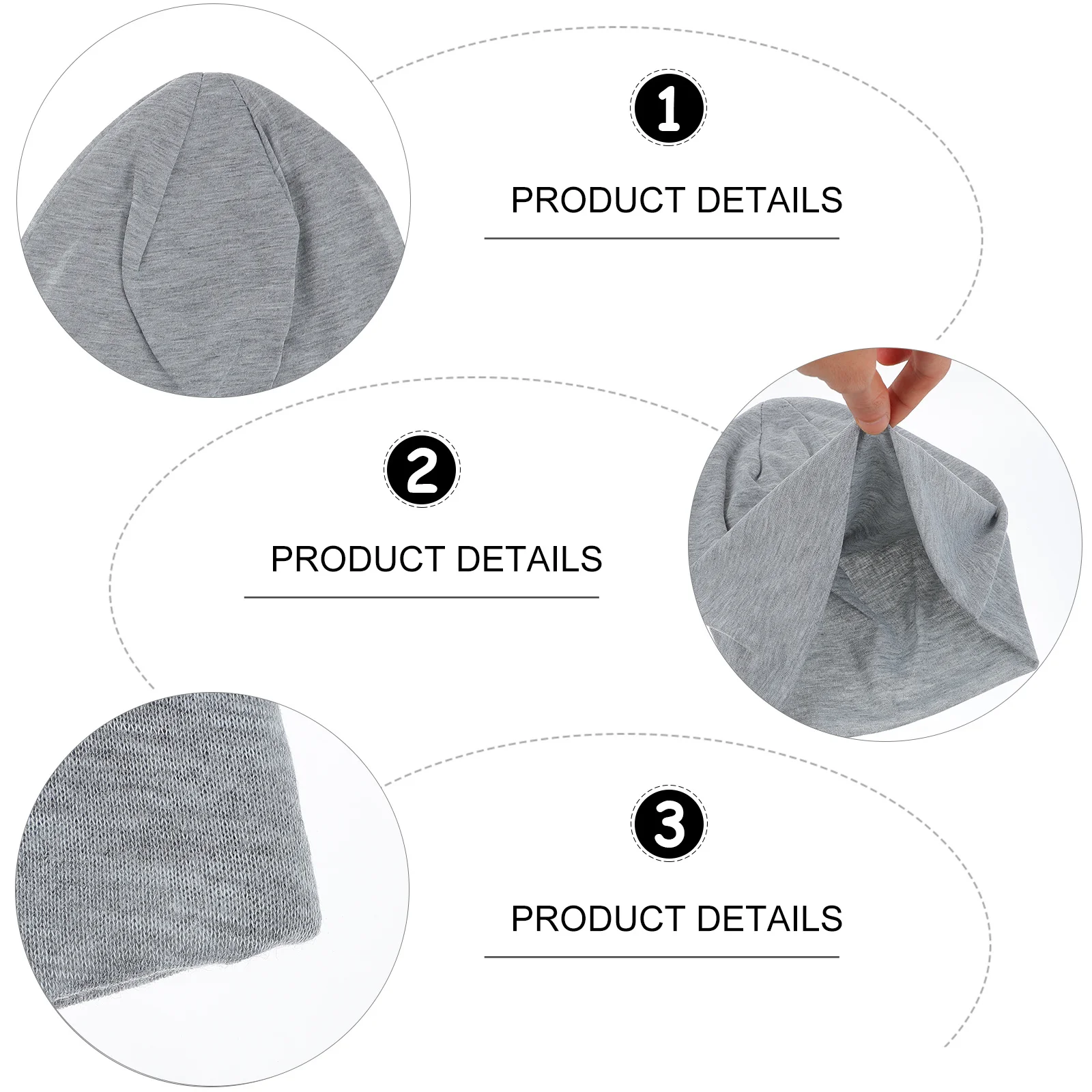 

2Pcs Men Women Warm Hat Winter Beanie Cap Smooth Hand Feel Excellent Warmth Retention Flexible Fit Women Men Hat