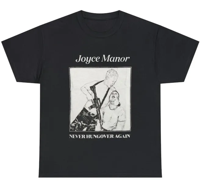 Camiseta de la banda de Indie Punk Rock de Joyce Manor, camiseta de algodón pesado unisex de Barry Johnson
