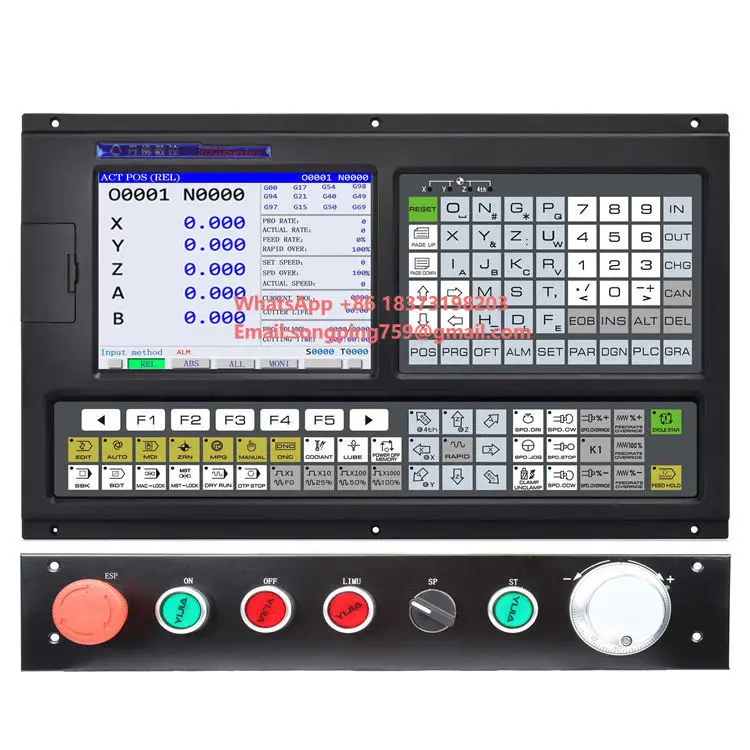 

5 Axis CNC Machine Controller ATC CNC Control System Kit for Milling and Drilling Machines