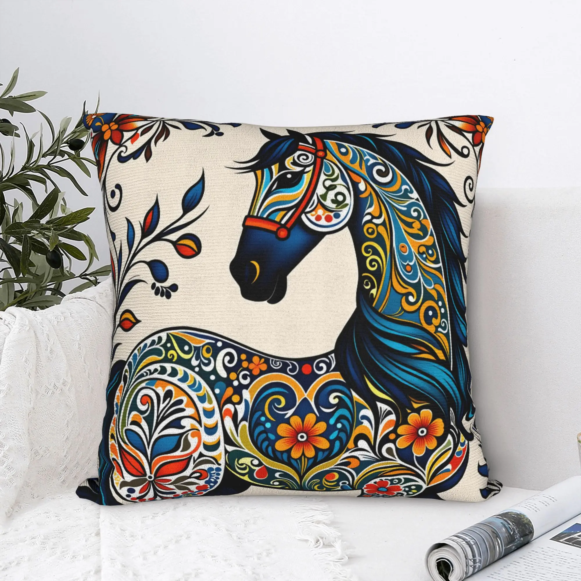 SPRING REFRESH 2D Printed Pillow Case  Vintage Pillow Cover Comfy Pillowcases For Sofa Home Decoration