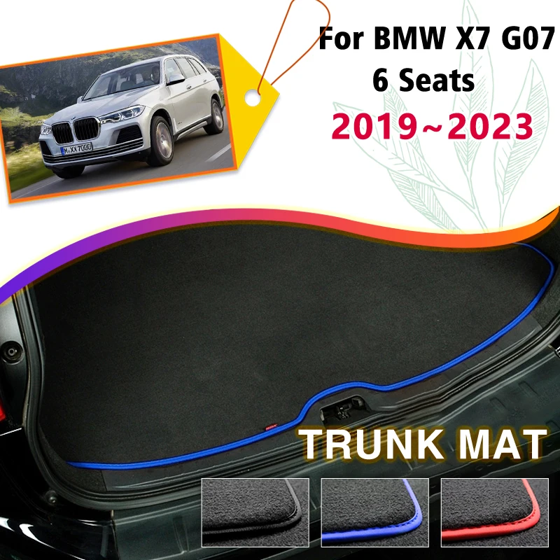 

Rear Trunk Mats For BMW X7 G07 6 Seats 2019~2023 2022 Boot Cargo Liner Tray Trunk Luggage Floor Pads Auto Accessories Stickers