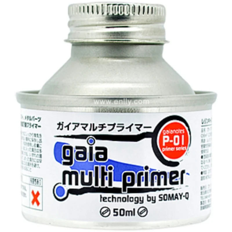 

GAIA Primer Oil based Paint Metal Japanese Model Enhanced Paint Adhesion Spray Etching Sheet P01 50ml P-01