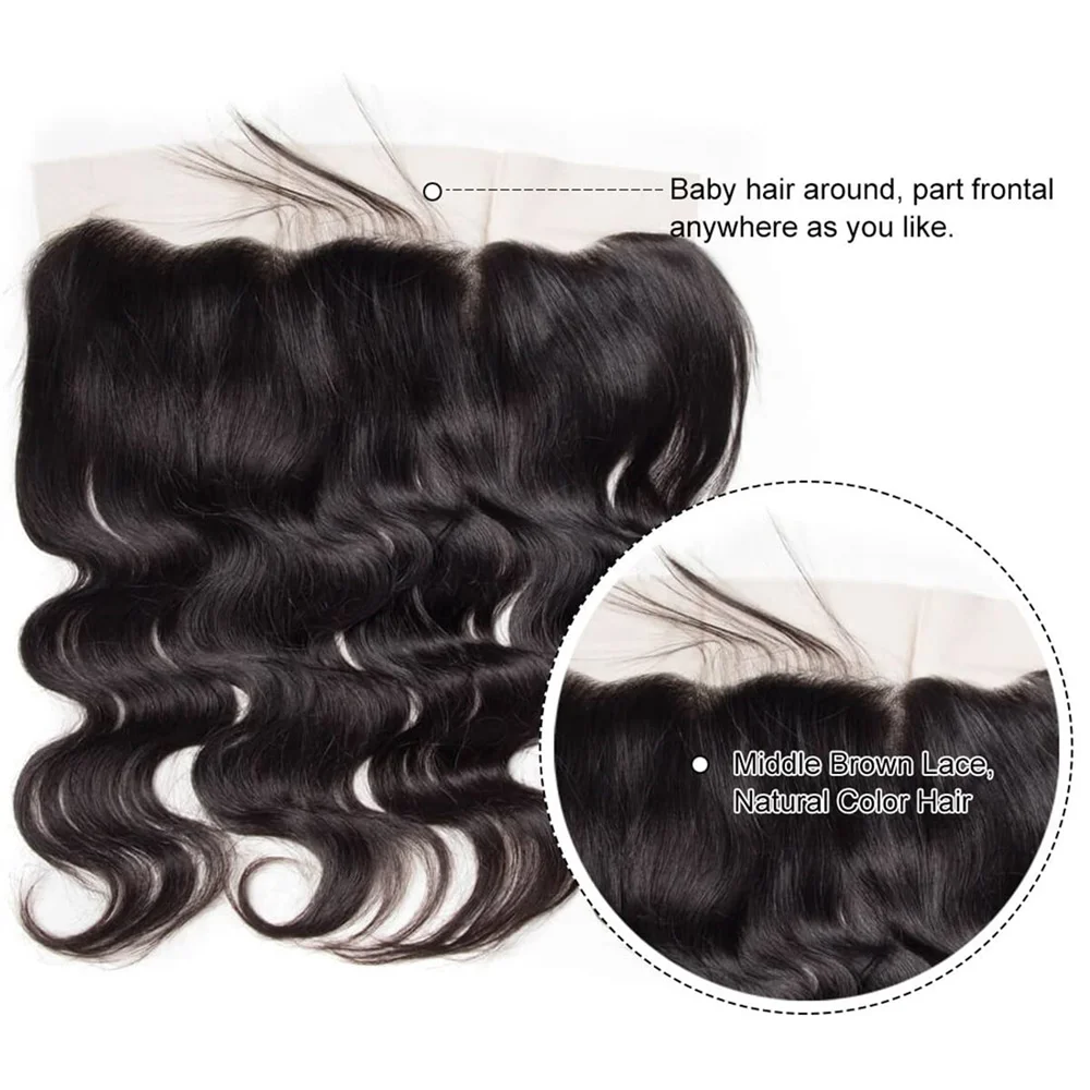 13x4 Straight Frontal Lace Only Transparent Lace