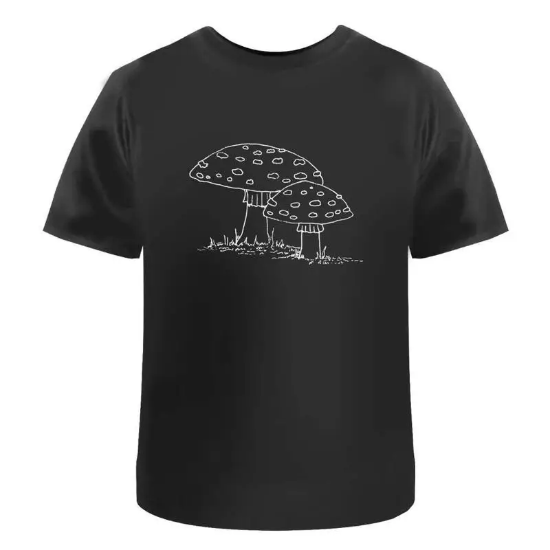 

Two Mushrooms' Cotton T Shirt Ta000476
