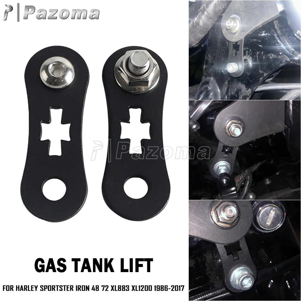 

Motorcycle Gas Tank Lift Kit Raise Oil Tank Lift Modified Risers Extension For Harley Sportster Iron 48 72 XL883 1200 1986-2017