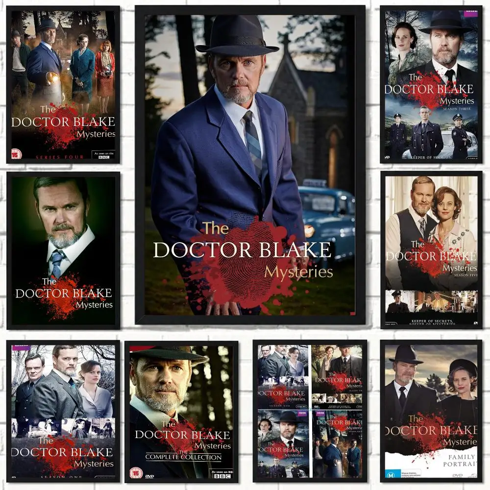 tv series T-The Doctor Blake Mysteries-S Poster Self Adhesive Wall Decor for Modern Home Cafe Office and Bar
