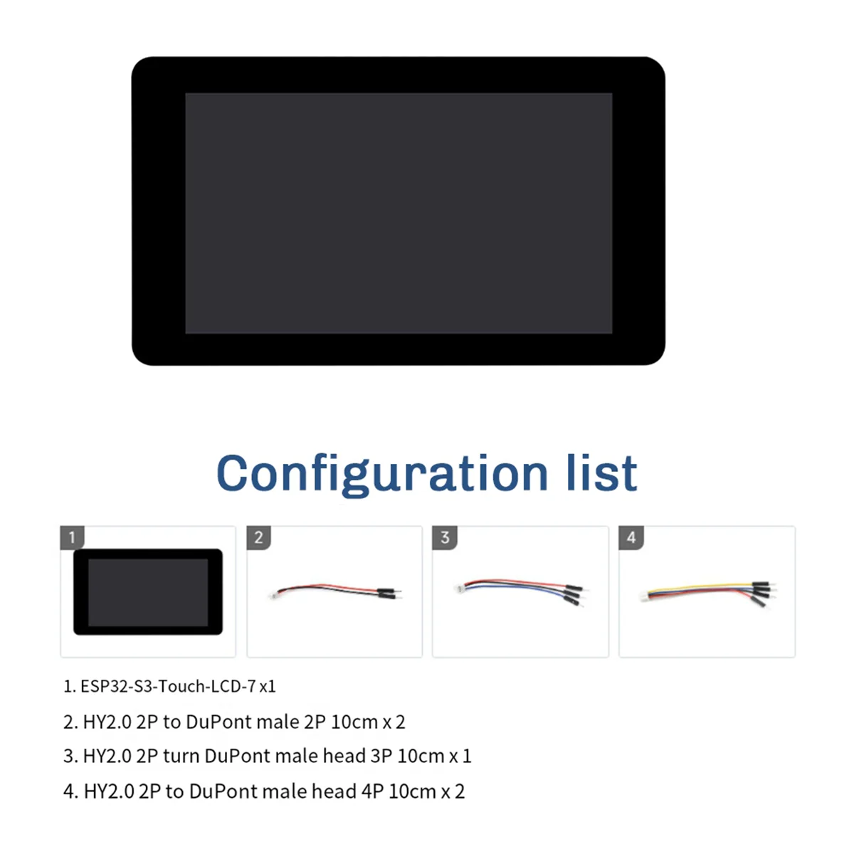 7 Inch Capacitive Touch Screen ESP32 S3 with Board LVGL Programming Development CAN RS485 I2C Peripheral Interface&A22K