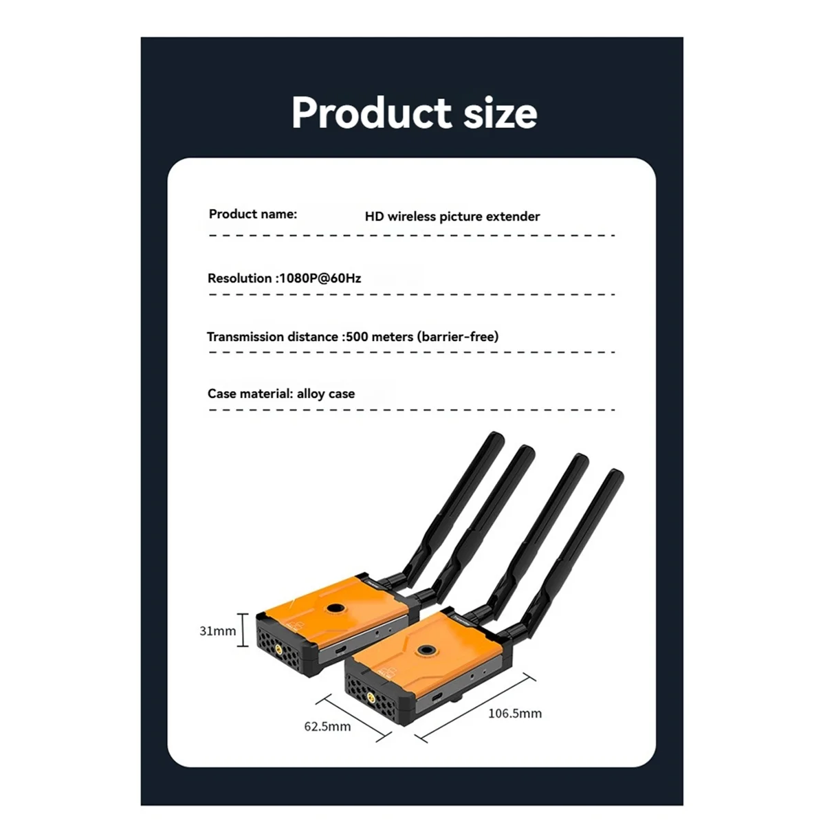 Transmissor/Receptor HDMI 500M UE PlugJAS