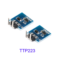 2pcs DIY Kit Parts TTP223 Module Capacitive Touch Switch Button Self-Lock Key Module 2.5-5.5V