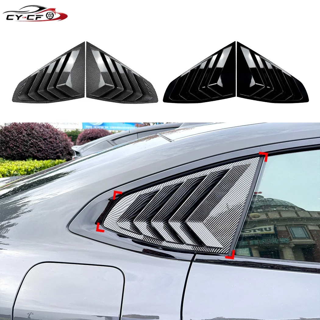 Popular Car Rear Window Louvers Shutters Blinds Cover Trim For BMW 4 Series Gran Coupe G26 2020+ Car Accessories