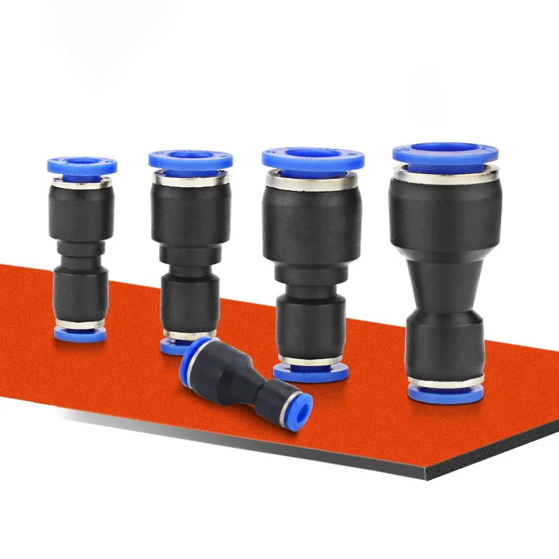 1-5Pcs Pneumatic Fittings Plastic Connector PG 4 - 14mm Upgraded For Air Water Hose Tube Push-in Straight Gas Quick Connection
