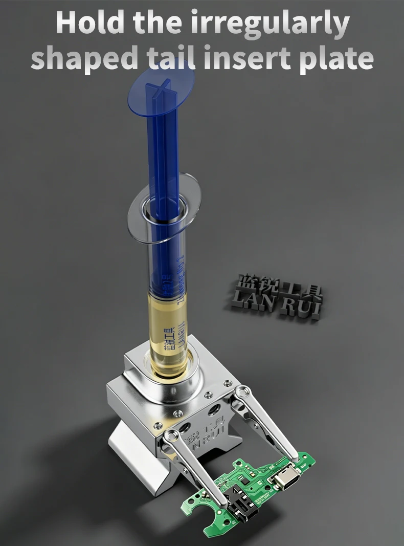 Lanrui B17 Bright Warcraft King Clipper kann verschiedene Motherboards klemmen und Schraubendreher aufbewahren, Werkzeug für Handy-Reparaturen. – Detail 5