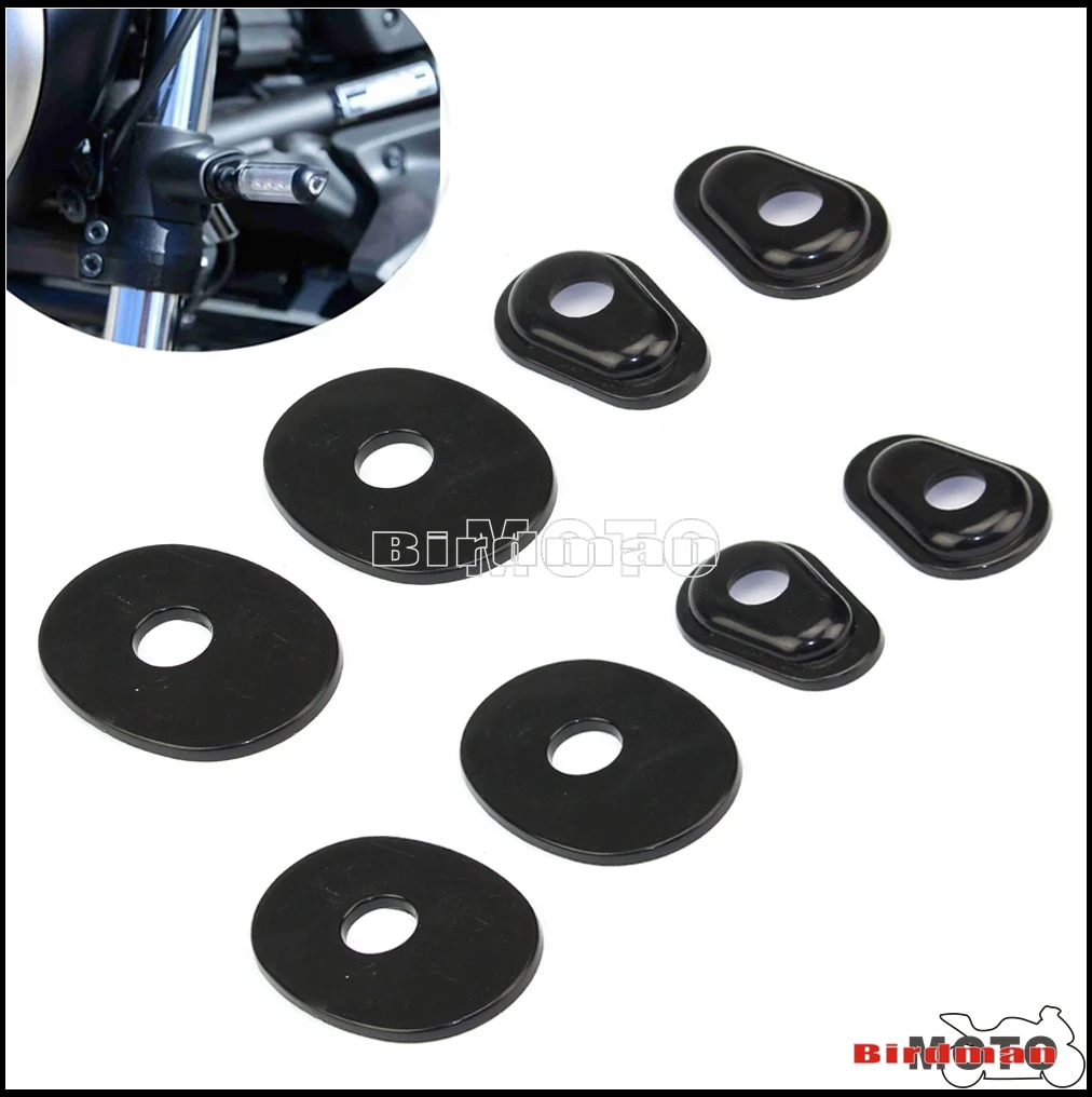 Turn Signal Light Adapter Spacers Indicators Refit Plate Holder YZF-R6 4pcs/8pcs Flasher Spacer For Yamaha YZF R6 FRONT 06-2014