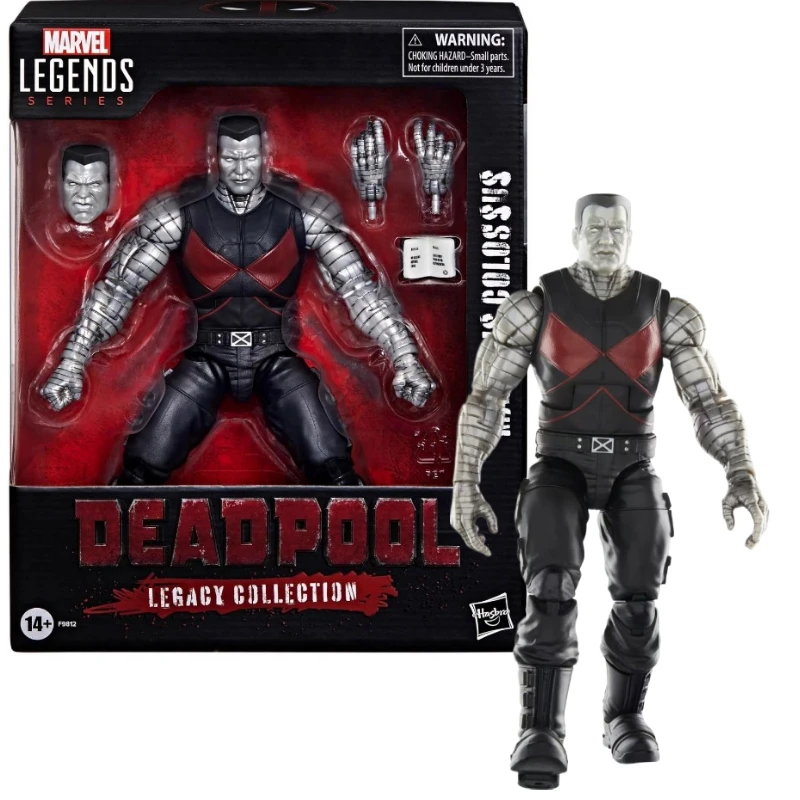 In Stock Children's Colossus Lishi Deadpool 3 X-Men Genuine Marvel Legends 6-inch F9812 Movable Figurine Model Gift Movie Anime