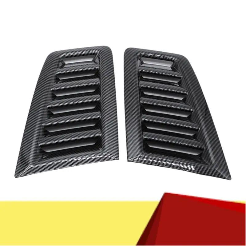 

Car Engine Hood Air Outlet Vent Cover Carbon Fiber Vent Cover Trim For Ford Focus RS MK2 Car Accessories-M53K