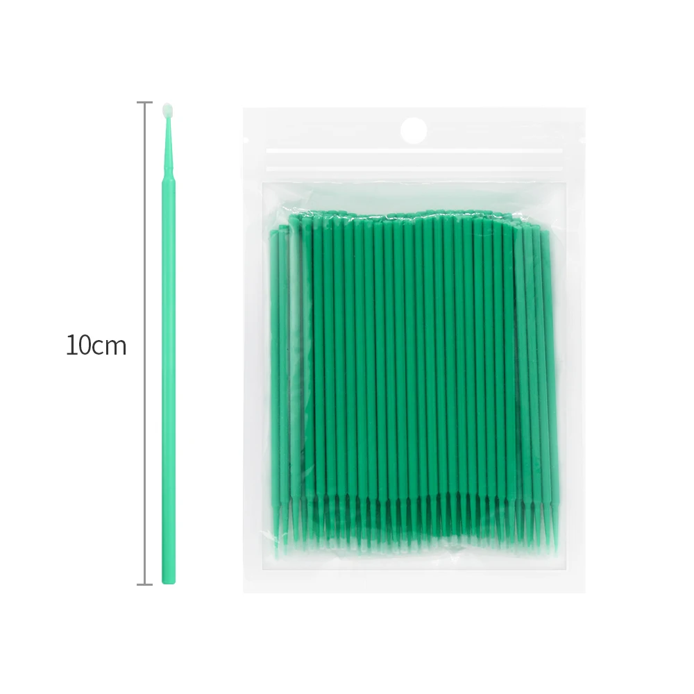 500 PCS Disposable Makeup Cotton Swab Mini Individual lash Applicators Mascara Brushes Eyelash Extension Micro Brush make up