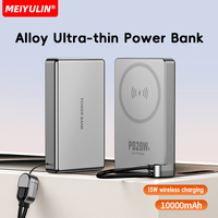 10000mAh Portable Wireless Magnetic Power Bank 5000mAh 22.5W USB Cable Fast Charging External Battery For iPhone Samsung Xiaomi
