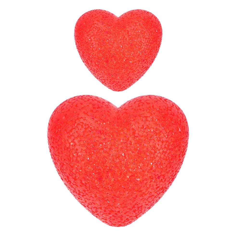 ไฟรูปหัวใจเรืองแสง 2 ชิ้น ของขวัญงานปาร์ตี้เรืองแสงในที่มืด ของตกแต่งไฟกลางคืนสำหรับเด็ก ไฟรูปหัวใจกระพริบ