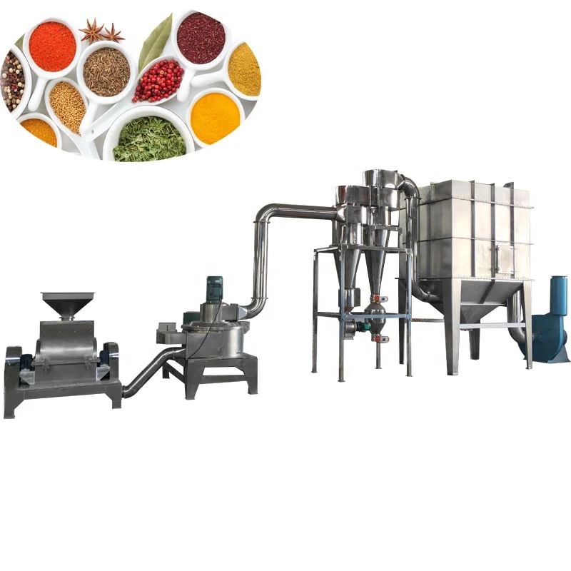 Huixu Stainless Steel Cassava Flour Milling Machine Fine Grinding Multifunctional Core Motor Bearing 60-1300kg/h Capacity
