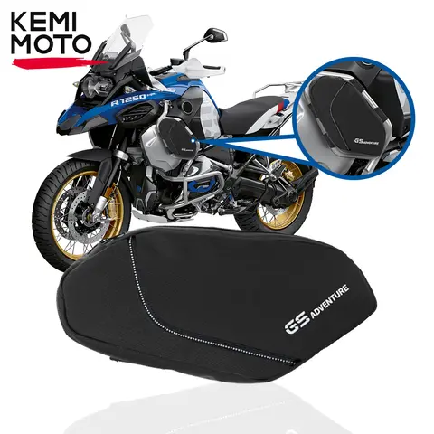 Für bmw r 1250 gs adv r1250gs r1200gs abenteuer rahmen crash bars wasserdichte tasche stoßstange f750gs f850gs werkzeug platzierung reisetasche