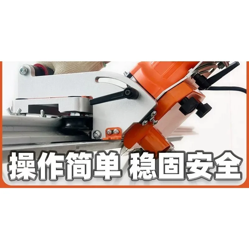 Tiebang Electric Tile Cutter High Precision Track Push Pull Knife for Straight Cutting Chamfering Rock Slab Thin Large Slab