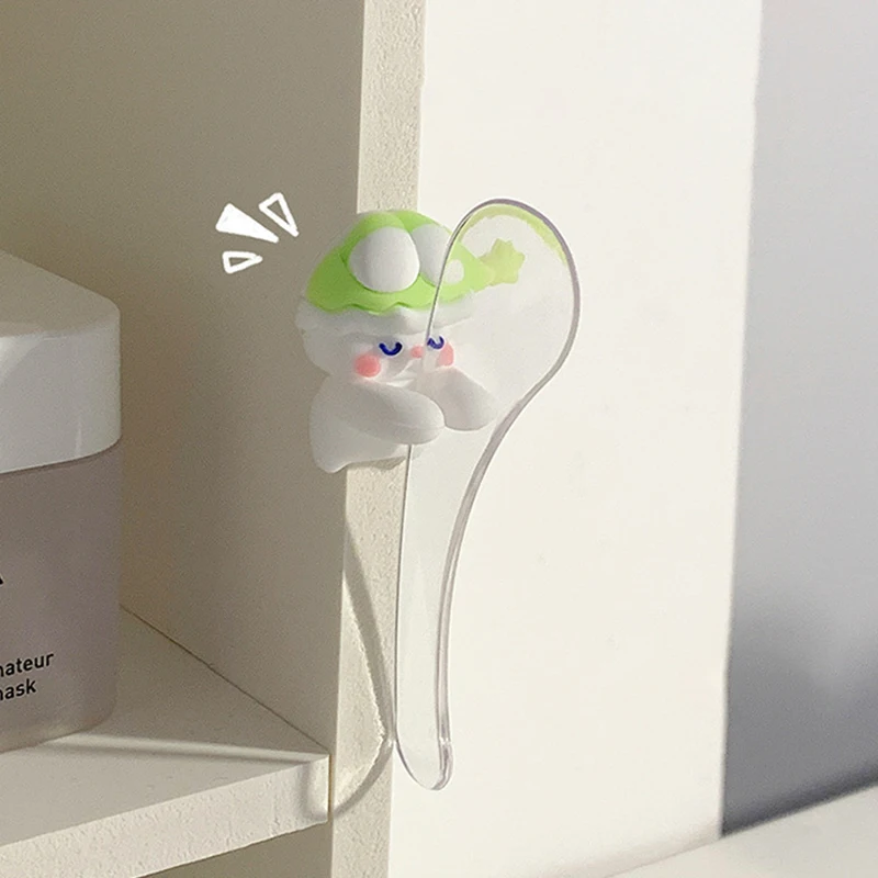 2 stücke kawaii Cartoon Kabel Veranstalter niedlichen Ladegerät Datenleitung Kopfhörer Kabel wickler Schreibtisch Veranstalter spurlosen No-Punch-Klebe haken