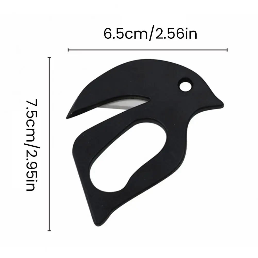 7.5cm Letter Opener Plastic Mail Opener With Blade Portable Envelope Slitter Wrapping Paper Cutting Tool For Office Home School