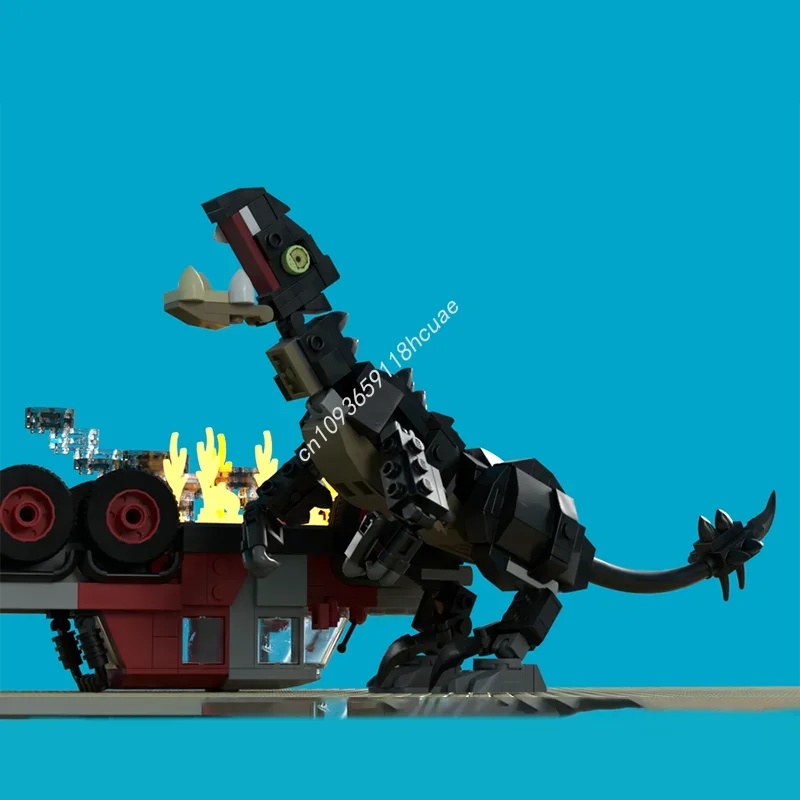 255pcs MOC Scorpios Rex Jurassic World Building Blocks Christmas Gift Concentration training educational toys Hands-on ability